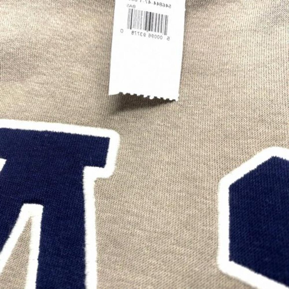 GAP Beige Gray Logo Pullover Cotton Fleece 546844-47-1 Size Men’s Hoodie - Picture 2 of 3